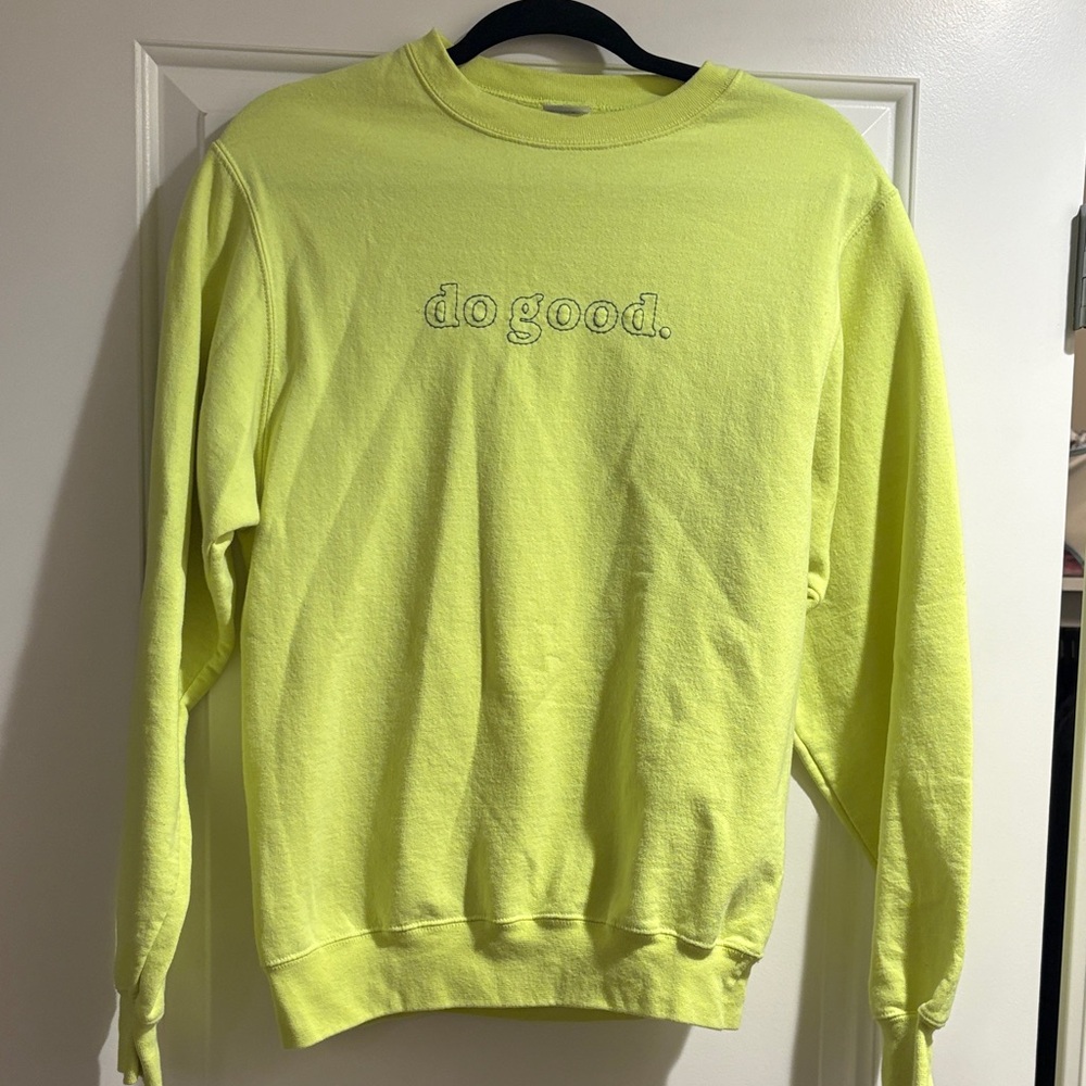 Port and Company Bright Yellow Sweatshirt